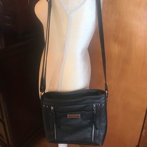 Black Franco Sarto Small Cross Body Purse - Black